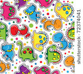 seamless pattern   cute...