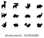 different cartoon animal