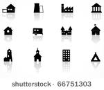 building icon set