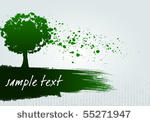 green abstract background
