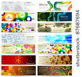 abstract background set