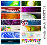 abstract background set
