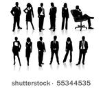 business people silhouettes