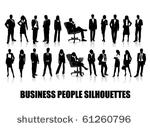 business people silhouettes