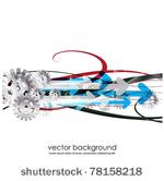 abstract vector background with ...