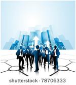 business people team in the...