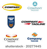 set of corporate vector logo...
