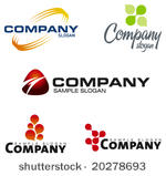set of corporate vector logo...