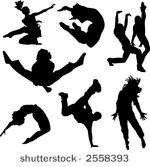 a collection of people dancing...
