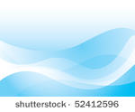 blue abstract wave background...