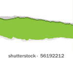 green background with white...
