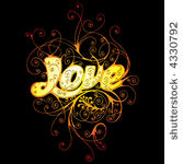 vector ornament in flower style....