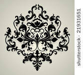 vector ornament in flower style