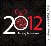 2012 happy new year greeting...