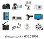 photo and video icons
