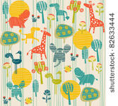 background with animals