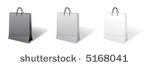 b w colored  shopping bag  cmyk 
