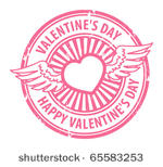 grunge rubber stamp with heart  ...
