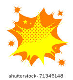 abstract color star burst ...