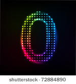 vector   disco lights number 0