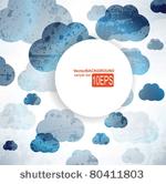 sky and cloud  vector...