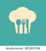 restaurant menu retro poster
