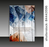 flyer or cover design. folder...