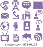 set of business icons