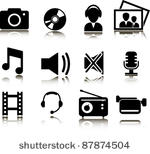 multimedia icons