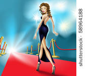 fashion illustration of...