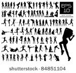 vector set of 100 very detailed ...