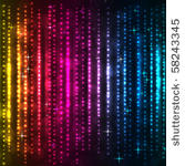colorful vertical lights vector ...