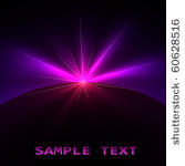 space light flare vector...