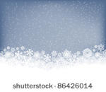 winter background with falling...