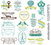 wedding vintage invitation...