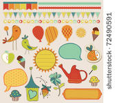 girly design elements for...