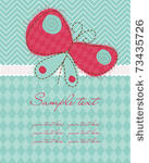 greeting baby card with...