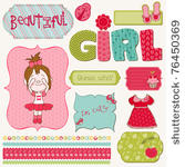 scrapbook girl set   design...