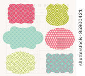 vintage colorful design...