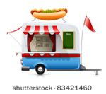 trailer fast food hot dog...