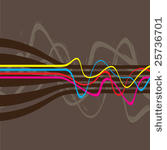 abstract retro styled layout...