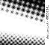 a black and white halftone...