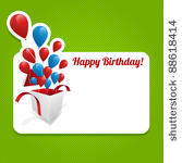 illustration for happy birthday ...
