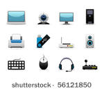 computer icon set vector
