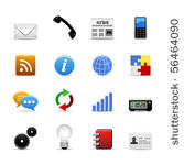 universal icons set vector