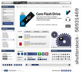website web design elements...