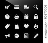 ecommerce shopping web icons