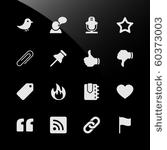 social media web icons