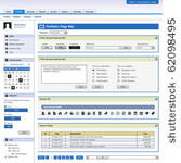 website web design element...