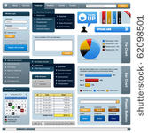 web design element frame...